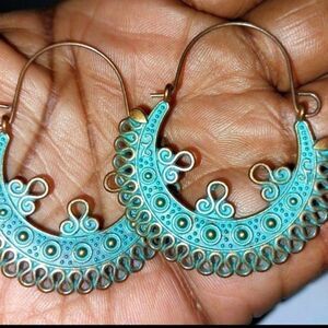 Women's Retro Waterdrop Colorful earrings